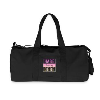 Habe Dere, habe dere, Servus - Recycelte Canvas-Sporttasche von Stanley/Stella - Schwarz - Vorne