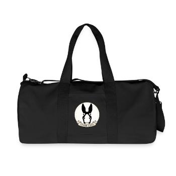 Team Esel | Eselfan Geschenk für Tierfreunde - Recycelte Canvas-Sporttasche von Stanley/Stella - Schwarz - Vorne