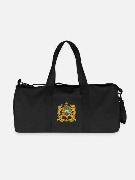 Marokko Wappen - Recycelte Canvas-Sporttasche von Stanley/Stella - Schwarz