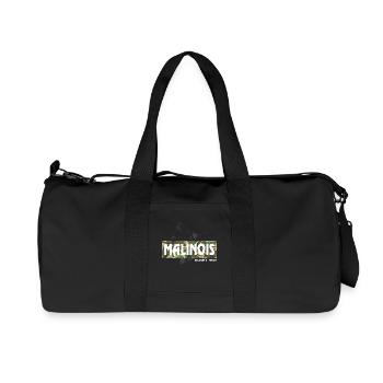 Malinois Camouflage Print - Recycelte Canvas-Sporttasche von Stanley/Stella - Schwarz - Vorne