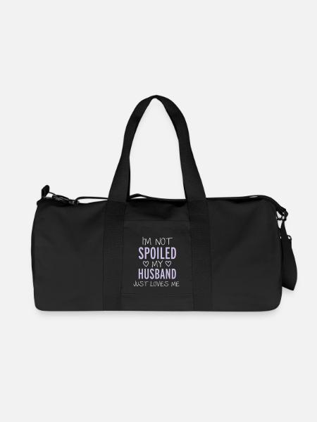 Spoiled - Recycelte Canvas-Sporttasche von Stanley/Stella - Schwarz