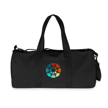 Badminton - Volants colorés - Sac de sport en toile recyclée Stanley/Stella - noir - Devant