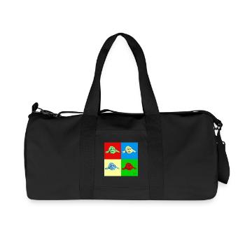 Labrador - Recycled Canvas Sports Bag by Stanley/Stella - black - Front