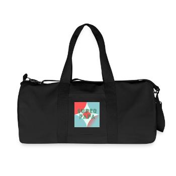 BONNE FÊTE PAPA. PAPA. FÊTE DES PÈRES. BONNE FÊTE - Sac de sport en toile recyclée Stanley/Stella - noir - Devant