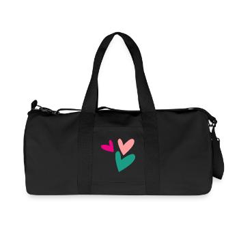 CHRISTMAS. YEAR. ANNIVERSARY. RETIREMENT. FATHER'S DAY - Recycled Canvas Sports Bag by Stanley/Stella - black - Front