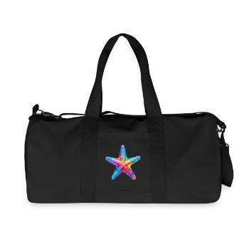 Starfish - Recycled Canvas Sports Bag by Stanley/Stella - black - Front