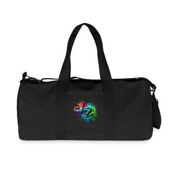 Chameleon - Recycled Canvas Sports Bag by Stanley/Stella - black - Front