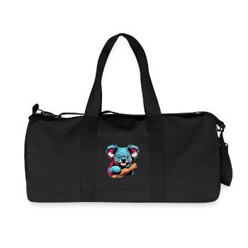 Koala - Recycled Canvas Sports Bag by Stanley/Stella - black - Front