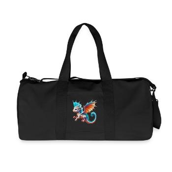 Dragon - Sac de sport en toile recyclée Stanley/Stella - noir - Devant