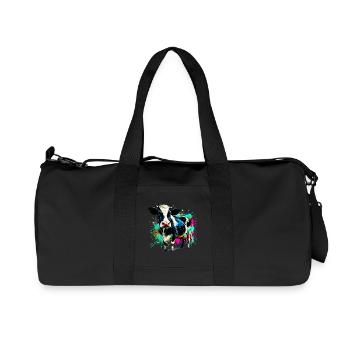 Cow - Recycled Canvas Sports Bag by Stanley/Stella - black - Front