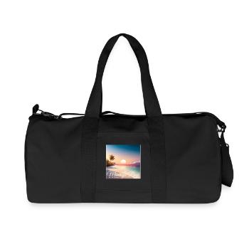 Montego Bay Sunset Jamaica Dream Paradise - Sac de sport en toile recyclée Stanley/Stella - noir - Devant