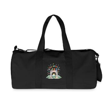 L’Arche de la Joie - Sac de sport en toile recyclée Stanley/Stella - noir - Devant