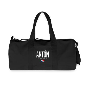 Antón Panama Panamanian - Recycled Canvas Sports Bag by Stanley/Stella - black - Front