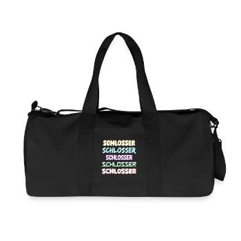 Locksmith as a job - Recycled Canvas Sports Bag by Stanley/Stella - black - Front