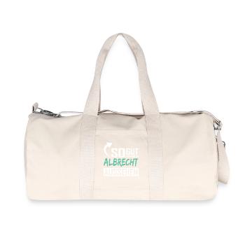 Seul un Albrecht peut être aussi beau - Sac de sport en toile recyclée Stanley/Stella - blanc naturel - Devant