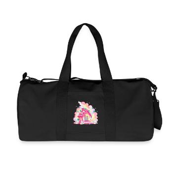 Sugar House with Mouse - Recycled Canvas Sports Bag by Stanley/Stella - black - Front