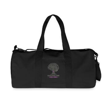 NEURODIVERSE MIND Unique Wiring Awareness  - Recycled Canvas Sports Bag by Stanley/Stella - black - Front