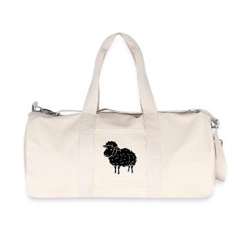 black sheep - Recycled Canvas Sports Bag by Stanley/Stella - natural - Front