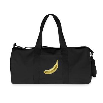 Golden Banana - Recycled Canvas Sports Bag by Stanley/Stella - black - Front