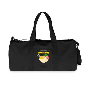 Nouilles, Ramen Lover, Cadeau Chemise Drôle de Nourriture - Sac de sport en toile recyclée Stanley/Stella - noir - Devant