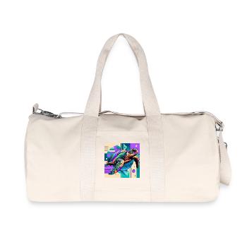 turtle - Recycled Canvas Sports Bag by Stanley/Stella - natural - Front