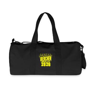 Lecker Bierchen Malle 2026 Nous adorons la bière - Sac de sport en toile recyclée Stanley/Stella - noir - Devant