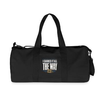 Retired Postman Retired Postman - Recycled Canvas Sports Bag by Stanley/Stella - black - Front