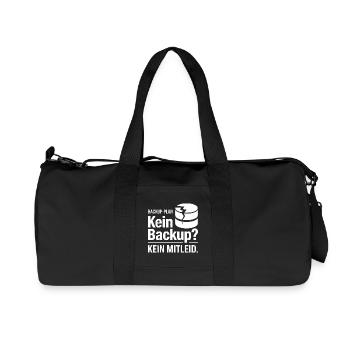 Kein Backup Plan Meme - Recycelte Canvas-Sporttasche von Stanley/Stella - Schwarz - Vorne