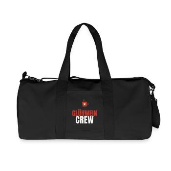 Glühwein Crew Weihnachtsmarkt Tasse Team Winter - Recycelte Canvas-Sporttasche von Stanley/Stella - Schwarz - Vorne