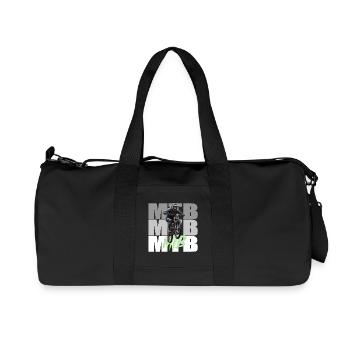 MTB - Recycled Canvas Sports Bag by Stanley/Stella - black - Front