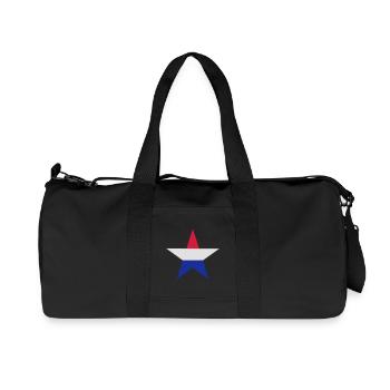 Dutch star - Recycled Canvas Sports Bag by Stanley/Stella - black - Front