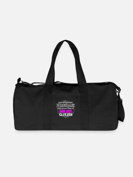 ANDALUSIER - Glitzer - Recycelte Canvas-Sporttasche von Stanley/Stella - Schwarz