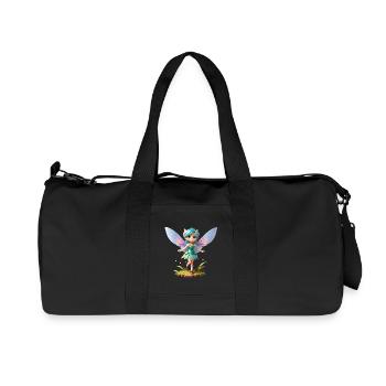 Fairy 3D - Recycled Canvas Sports Bag by Stanley/Stella - black - Front