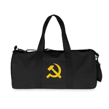 Hammer and Sickle - Recycled Canvas Sports Bag by Stanley/Stella - black - Front