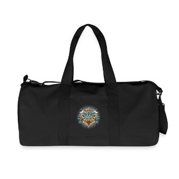 Artistic amulet made of insects in floral shape - Recycled Canvas Sports Bag by Stanley/Stella - black - Front