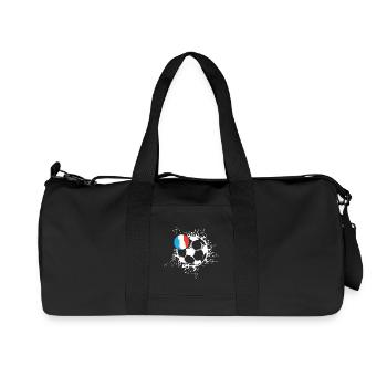 Joueur de l’équipe de football France Ball Blast Fan - Sac de sport en toile recyclée Stanley/Stella - noir - Devant