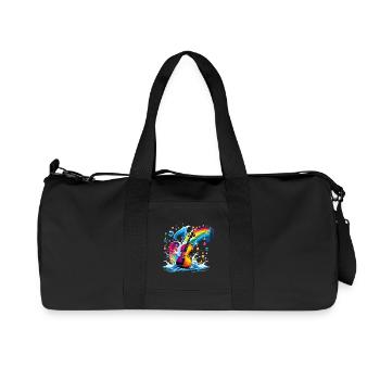 Violon fantastique aux couleurs vives - Sac de sport en toile recyclée Stanley/Stella - noir - Devant