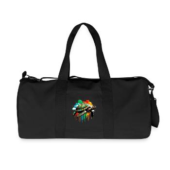 Turtle - Recycled Canvas Sports Bag by Stanley/Stella - black - Front