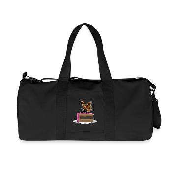 Butterfly Cake - Recycled Canvas Sports Bag by Stanley/Stella - black - Front