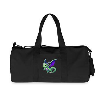 Dragon - Sac de sport en toile recyclée Stanley/Stella - noir - Devant