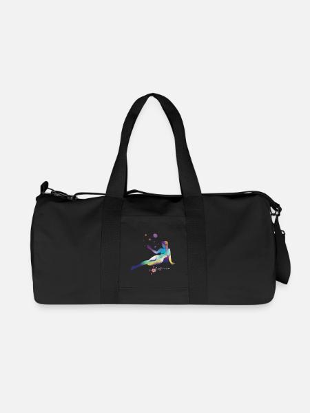 Cosmic Dreams Silhouette - Recycled Canvas Sports Bag by Stanley/Stella - black