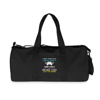 jeux vidéo - Sac de sport en toile recyclée Stanley/Stella - noir - Devant