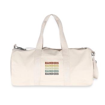 Randers - Denmark - Dänemark - Skandinavien - Recycelte Canvas-Sporttasche von Stanley/Stella - Naturweiß - Vorne