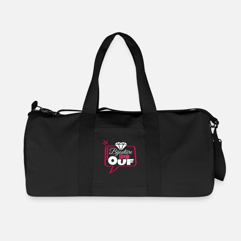 Bijoutière de Ouf - Sac de sport en toile recyclée Stanley/Stella - noir