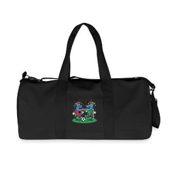67 Six Seven Costume Carnaval Football Italie Mème - Sac de sport en toile recyclée Stanley/Stella - noir - Devant