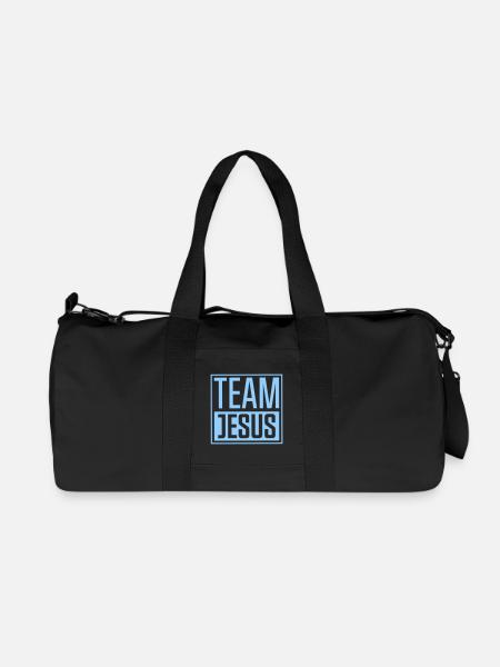 Team Jesus - Recycled Canvas Sports Bag by Stanley/Stella - black