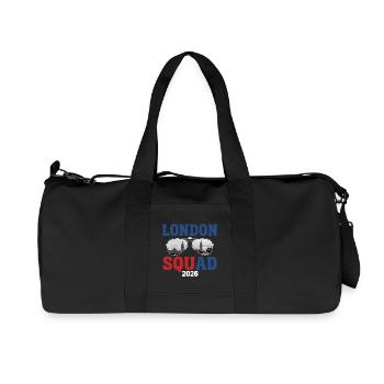 Équipe de Londres 2026 - Sac de sport en toile recyclée Stanley/Stella - noir - Devant