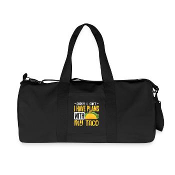 Taco About a Party Tacos - Recycled Canvas Sports Bag by Stanley/Stella - black - Front