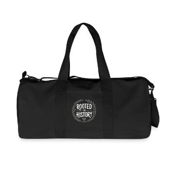 Rooted in History Laurel Emblem - Recycled Canvas Sports Bag by Stanley/Stella - black - Front