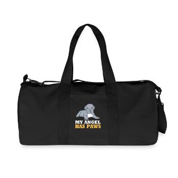 Cane Corso - Recycelte Canvas-Sporttasche von Stanley/Stella - Schwarz - Vorne